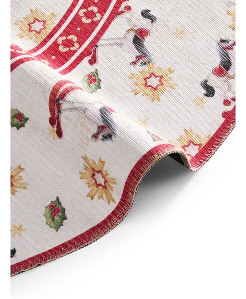 Crveni okrugao tepih s božićnim motivom ø 160 cm Toy's Delight Rocking Horse – Villeroy&Boch