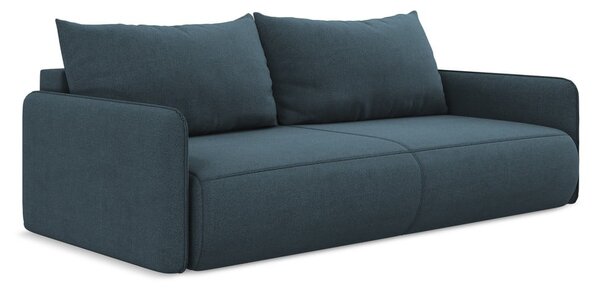 Plava sklopiva/s prostorom za odlaganje sofa 216 cm Nanea – Makamii