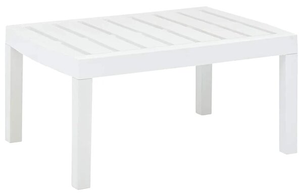 Vrtni stol bijeli 78 x 55 x 38 cm plastični - Bijela 1 Bijela