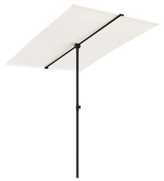 Vrtni suncobran s aluminijskim stupom 2 x 1 5 m pješčano bijeli - Pijesak bijela 200 x 150 cm 1 Pijesak bijela