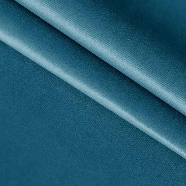 Tapecirani boxspring krevet GLORIEN VELVET 140x200 cm plava Madrac: Bonell opružni madrac