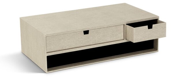 Kartonski uredski organizator za ladicu/za dokumente Ted Canvas Paper Laminate – Bigso
