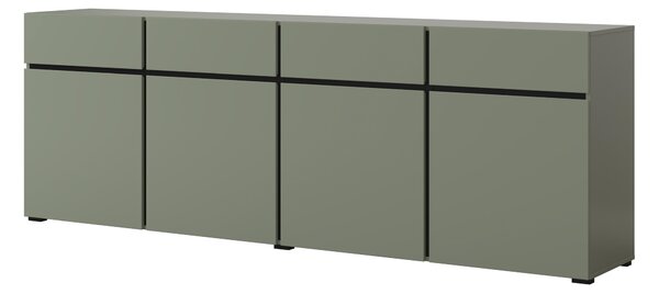 Komoda Crossroad G25 (bor zelena + crna)