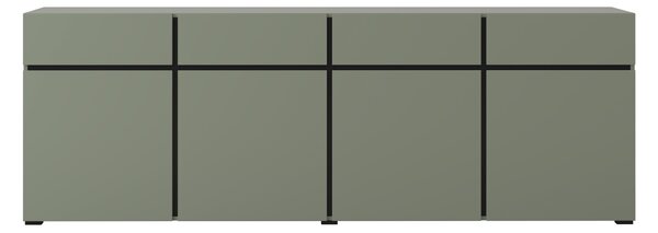 Komoda Crossroad G25 (bor zelena + crna)