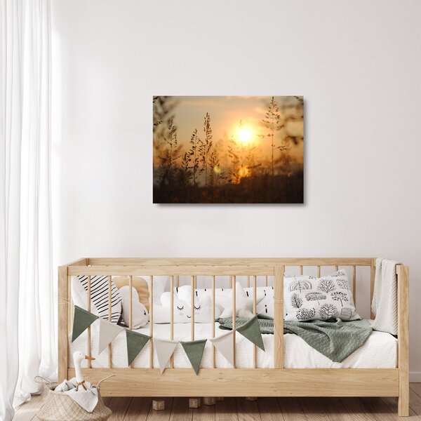 Staklena slika izlaska sunca (70x50 cm)
