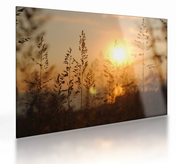 Staklena slika izlaska sunca (70x50 cm)