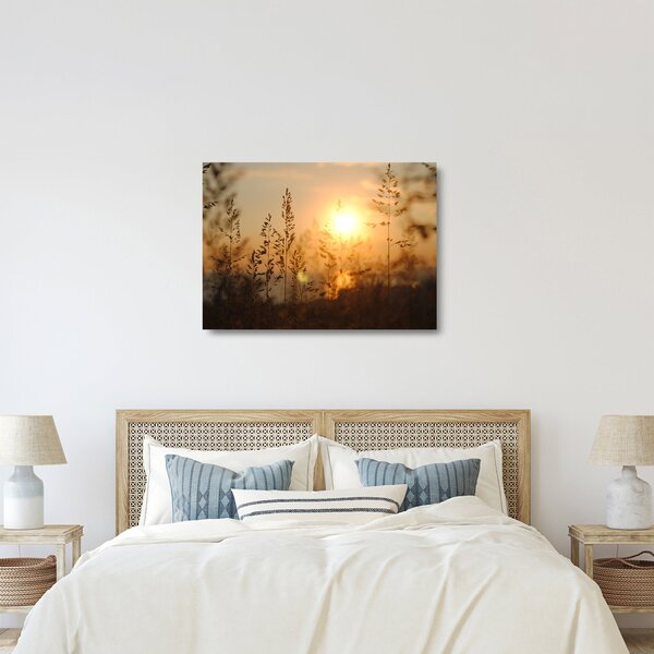Staklena slika izlaska sunca (70x50 cm)