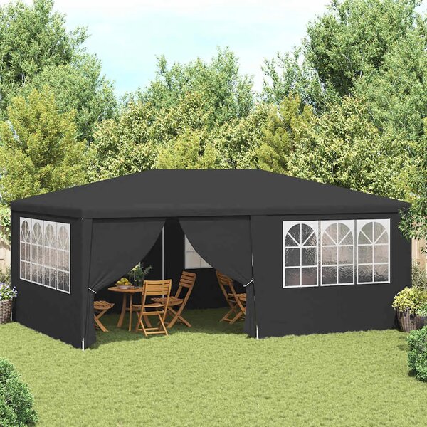 Profesionalni šator za svadbe - šator za zabave 4 x 6 m antracit 90 g/m² - Antracit 4 x 6 m 1 Antracit