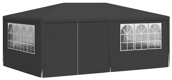 Profesionalni šator za svadbe - šator za zabave 4 x 6 m antracit 90 g/m² - Antracit 4 x 6 m 1 Antracit