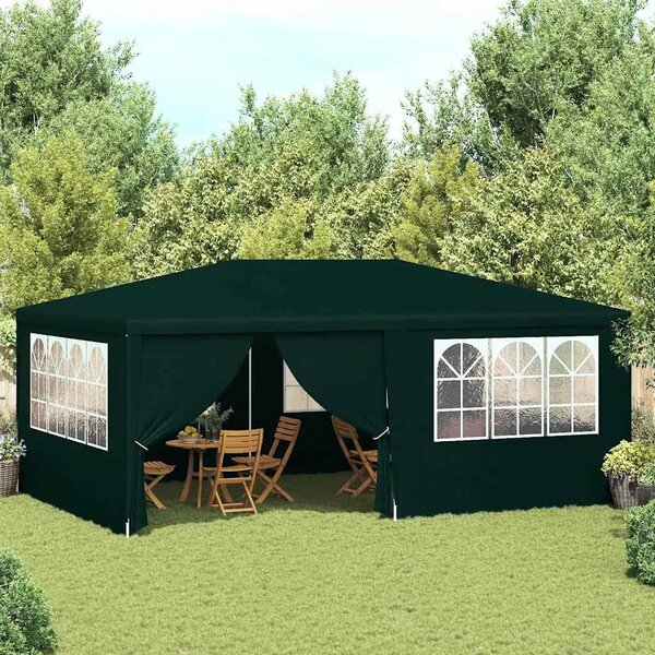 Profesionalni šator za svadbe - šator za zabave 4 x 6 m zeleni 90 g/m² - Zelena 4 x 6 m 1 Zelena