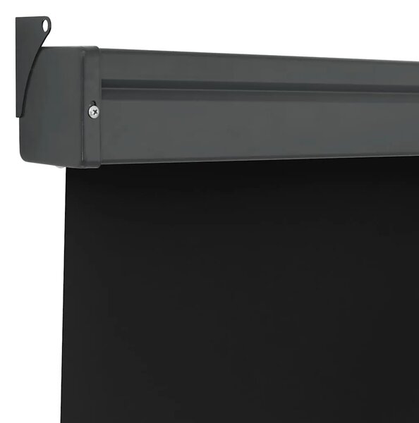 Balkonska bočna tenda 125 x 250 cm crna - Crna 125 x 250 cm 1 Crna