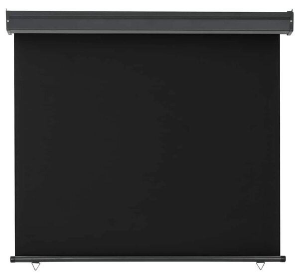 Balkonska bočna tenda 125 x 250 cm crna - Crna 125 x 250 cm 1 Crna
