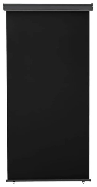 Balkonska bočna tenda 125 x 250 cm crna - Crna 125 x 250 cm 1 Crna