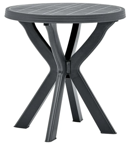 Bistro stol antracit Ø 70 cm plastični - Antracit 1 Antracit