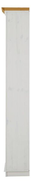 Bijela biblioteka od masivnog bora 74x223x37 cm Anita – Støraa