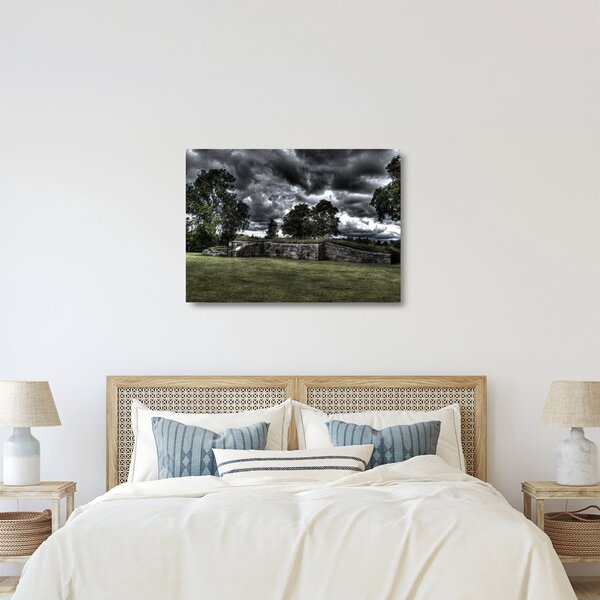 Staklena slika oblačnog neba (70x50 cm)