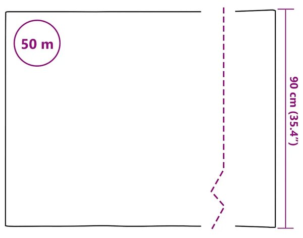 Prozorska folija matirana s prugastim uzorkom 0 9x50m PVC - Mutno staklo na pruge 1 50 m 90 cm
