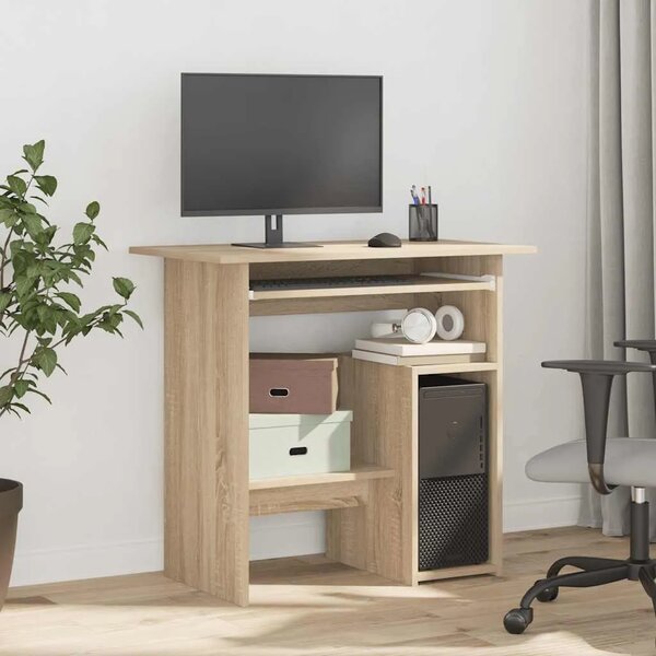 Radni stol boja hrasta sonome 80 x 45 x 74 cm konstruirano drvo - sonoma hrast Sonoma hrast
