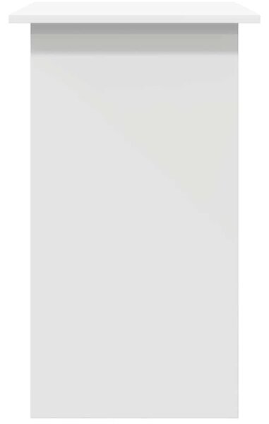 Radni stol bijeli 80 x 45 x 74 cm od konstruiranog drva - Bijela Bijela