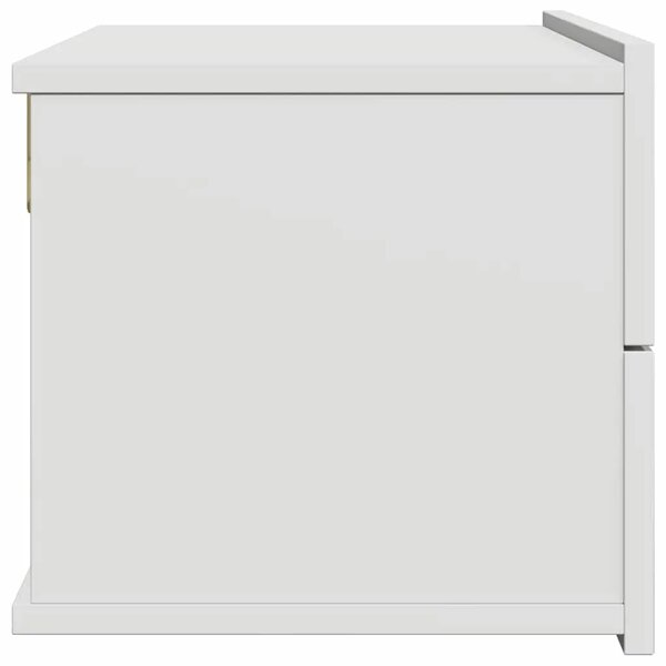 Noćni ormarić bijeli 40 x 30 x 30 cm od konstruiranog drva - Bijela 1 Bijela 1