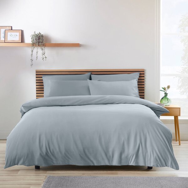 Prljavo plava posteljina za bračni krevet/za produženi krevet 260x220 cm So Soft Non-Iron – Catherine Lansfield