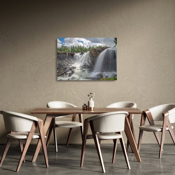 Staklena slika slapova (70x50 cm)