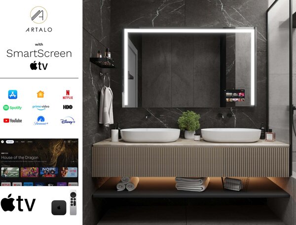 Ogledalo s LED osvjetljenjem M9 premium