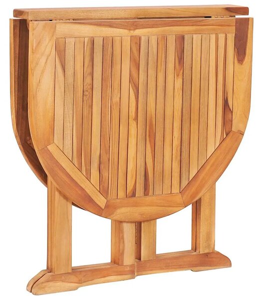 Preklopni vrtni stol 120 x 70 x 75 cm od masivne tikovine - 120 x 70 x 75 cm 1 120 x 70 x 75 cm