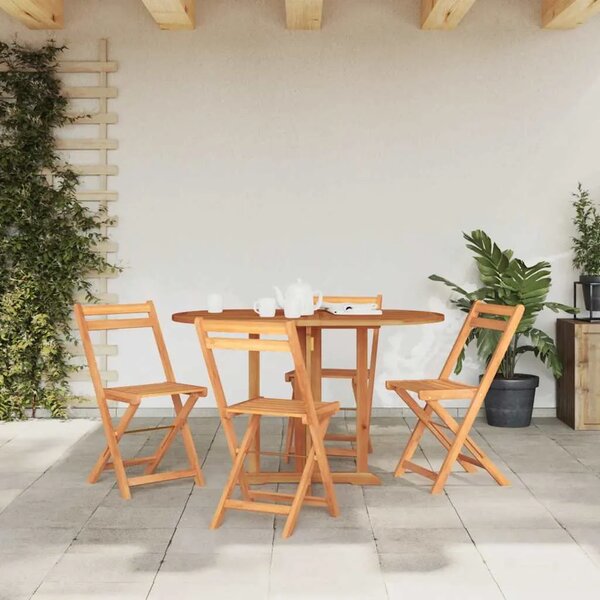Preklopni vrtni stol 120 x 70 x 75 cm od masivne tikovine - 120 x 70 x 75 cm 1 120 x 70 x 75 cm