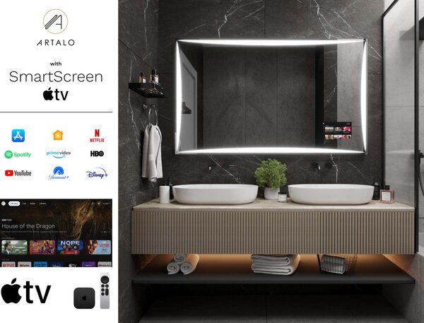 Ogledalo s LED osvjetljenjem M5 premium