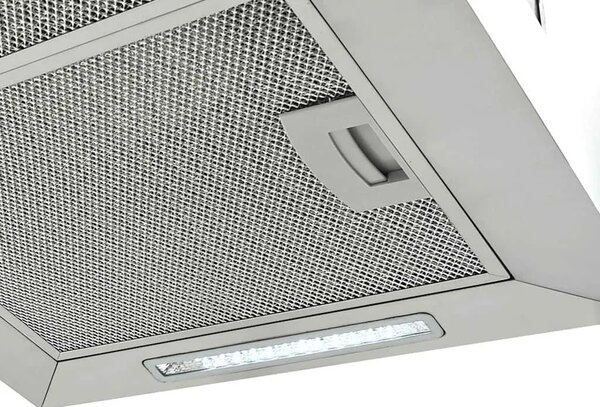 Viseća otočna napa sa senzorom na dodir LCD 55 cm čelična - Srebrno 55 cm Srebrno 55 cm