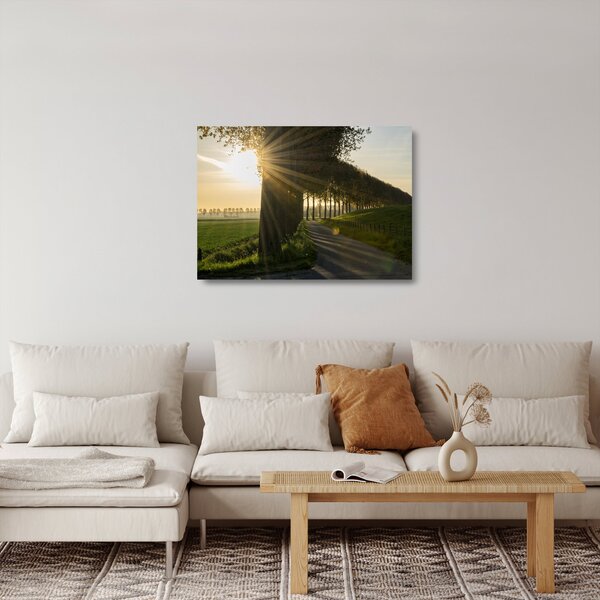 Staklena slika aleja (70x50 cm)
