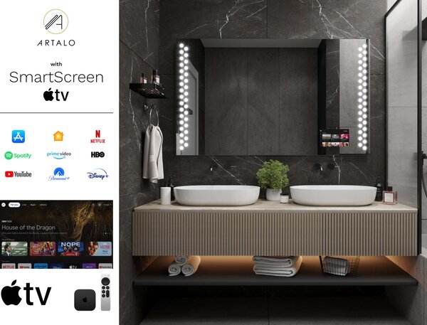 Ogledalo s LED osvjetljenjem M10 premium