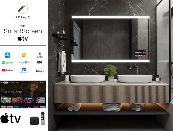 Ogledalo s LED osvjetljenjem M13 premium