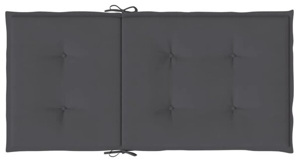 Jastuci za vrtne stolice 2 kom antracit od tkanine Oxford - Antracit 100 x 50 x 3 cm 2 Antracit