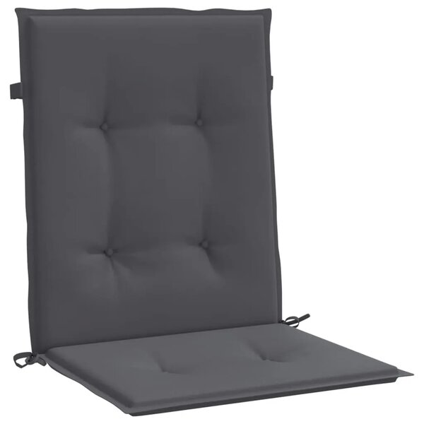 Jastuci za vrtne stolice 2 kom antracit od tkanine Oxford - Antracit 100 x 50 x 3 cm 2 Antracit