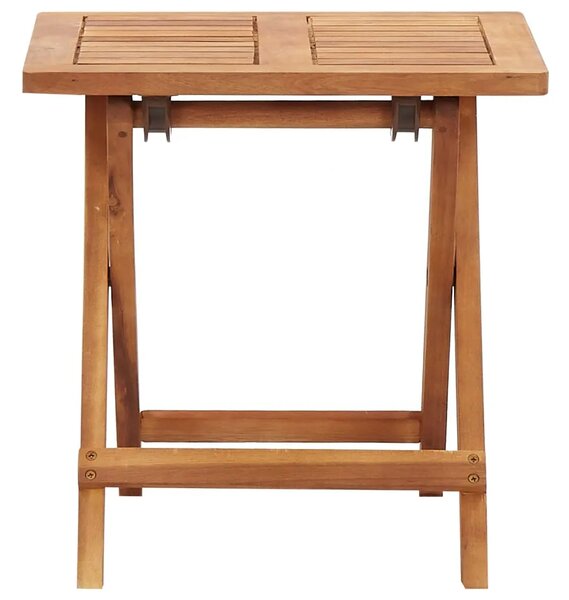 Sklopivi vrtni stolić za kavu 40 x 40 x 40 cm bagremovo drvo