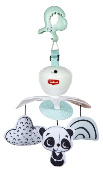 TINY LOVE Glazbeni vrtuljak panda, take along Black&white Decor