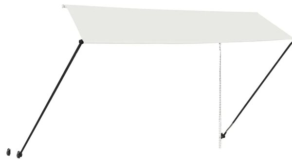 Tenda na uvlačenje s LED svjetlima 350 x 150 cm krem - Krema 350 x 150 cm 1 Krema