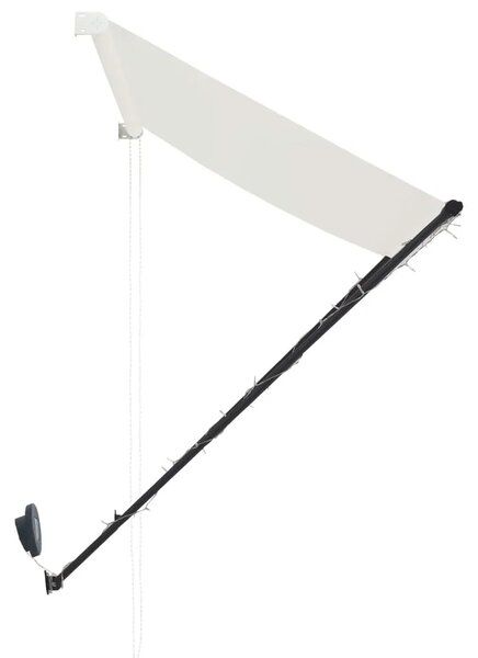 Tenda na uvlačenje s LED svjetlima 350 x 150 cm krem - Krema 350 x 150 cm 1 Krema