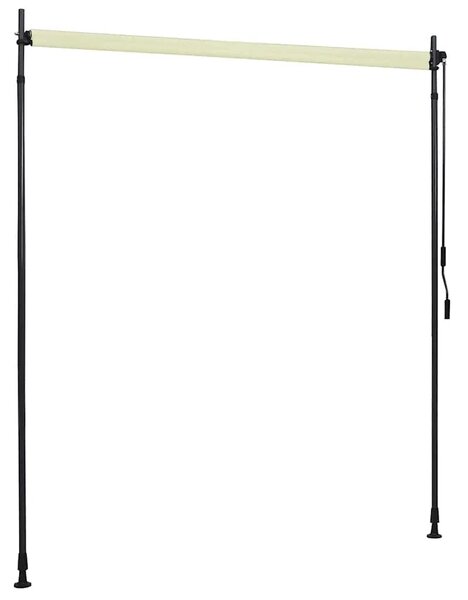 Vanjska roleta 200 x 270 cm krem - Krema 200 x 270 cm 1 Podesiva visina (225 – 275 cm)