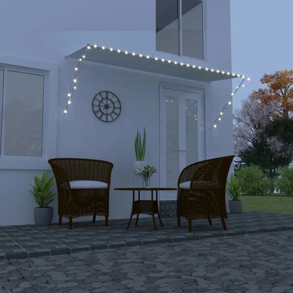 Tenda na uvlačenje s LED svjetlima 350 x 150 cm krem - Krema 350 x 150 cm 1 Krema