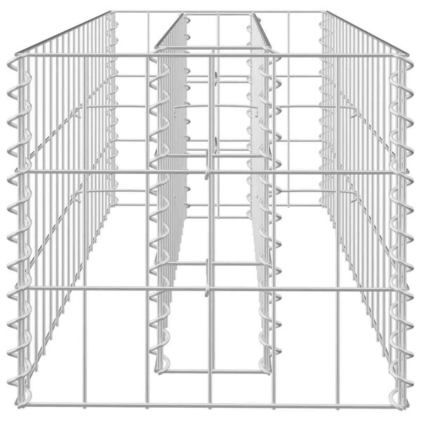 Gabionska sadilica od pocinčanog čelika 90 x 30 x 30 cm - 90 x 30 x 30 cm 1 90 x 30 x 30 cm