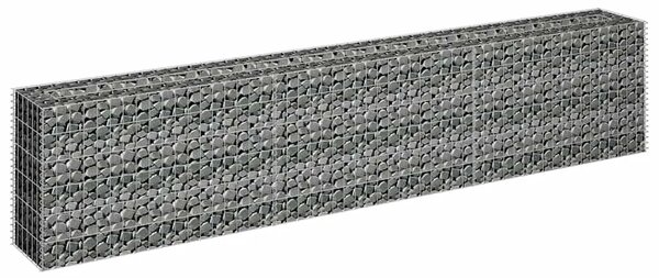 Gabionska sadilica od pocinčanog čelika 270 x 30 x 60 cm - 270 x 30 x 60 cm 1 270 x 30 x 60 cm