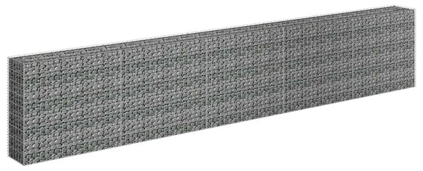 Gabionska sadilica od pocinčanog čelika 450 x 30 x 90 cm - 450 x 30 x 90 cm 1 450 x 30 x 90 cm