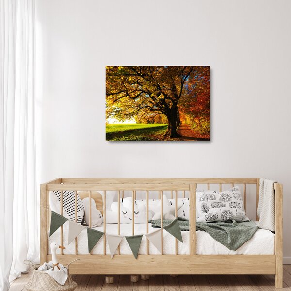 Staklena slika jeseni (70x50 cm)
