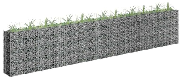Gabionska sadilica od pocinčanog čelika 450 x 30 x 90 cm - 450 x 30 x 90 cm 1 450 x 30 x 90 cm