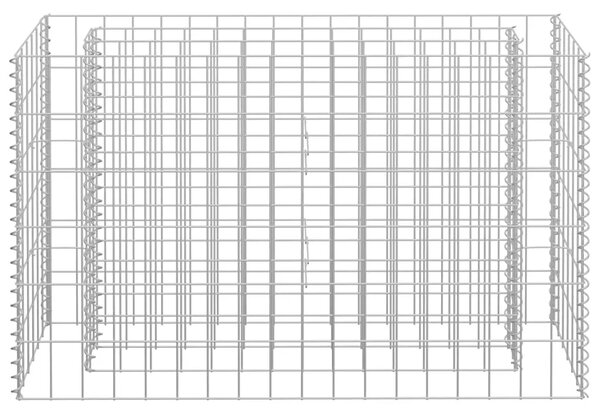 Gabionska sadilica od pocinčanog čelika 90 x 30 x 60 cm - 90 x 30 x 60 cm 1 90 x 30 x 60 cm