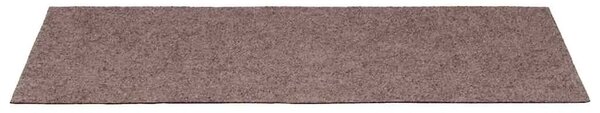 Prostirke za stepenice samoljepljive 15 kom 65x21x4 cm svijetlosmeđa pravokutni rub - Svjetlosmeđa 15 Svjetlosmeđa 15