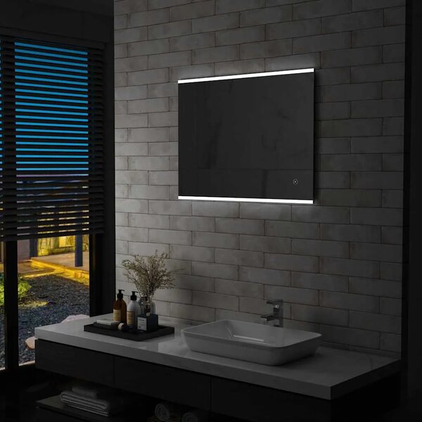 Kupaonsko LED zidno ogledalo sa senzorom na dodir 80 x 60 cm - 80 x 60 cm 1 80 x 60 cm